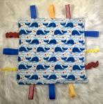 Whales Taggie Blanket