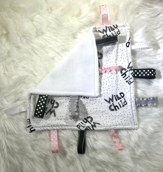 Pink Wild Child Taggie Blanket picture