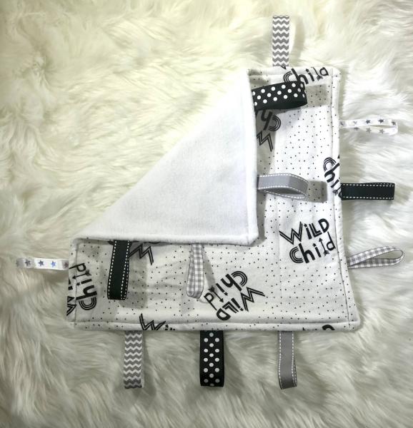 Grey Wild Child Taggie Blanket picture