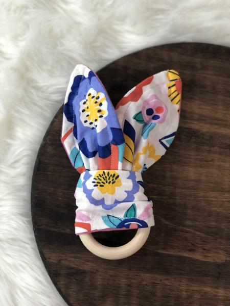 Floral Crinkle Teether