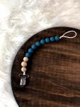 Ocean Blue Pacifier Clip