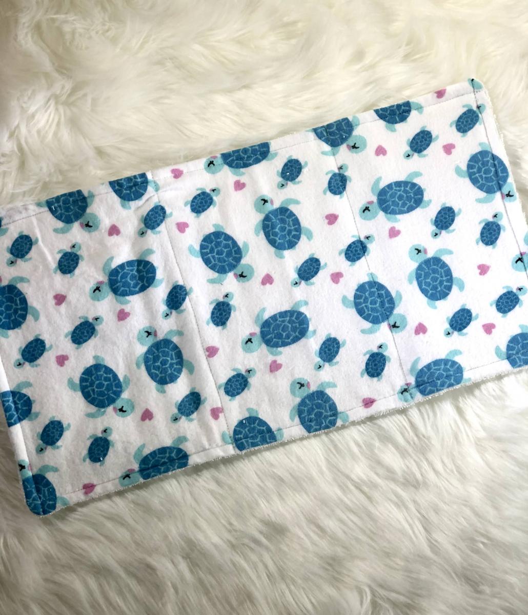 Sea Turtles Burp Cloth picture