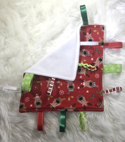 Reindeer Taggie Blanket picture