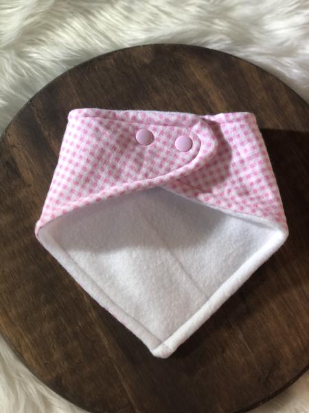 Pink Gingham Bandana Bib picture