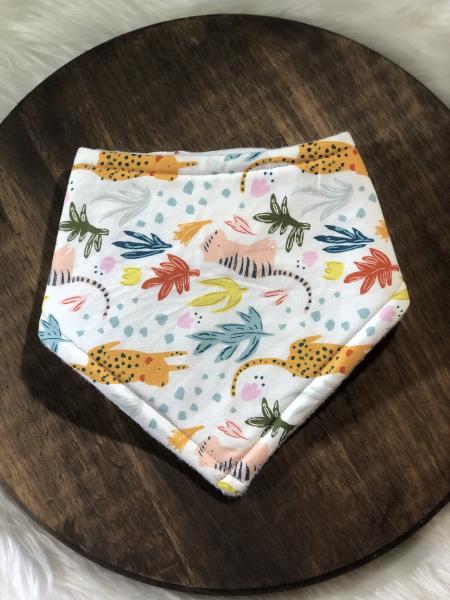 Pastel Jungle Animals Bandana Bib picture