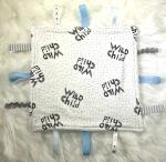 Blue Wild Child Taggie Blanket