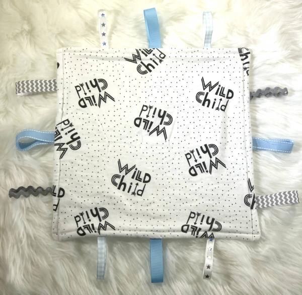 Blue Wild Child Taggie Blanket picture