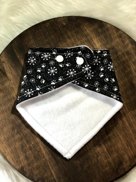 Snowy Paws Bandana Bib picture