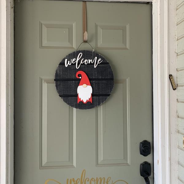 Welcome gnome   door hanger picture