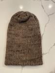 Brown Knitted Wool Beanie