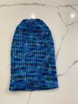Bright Blue Knitted Wool Beanie
