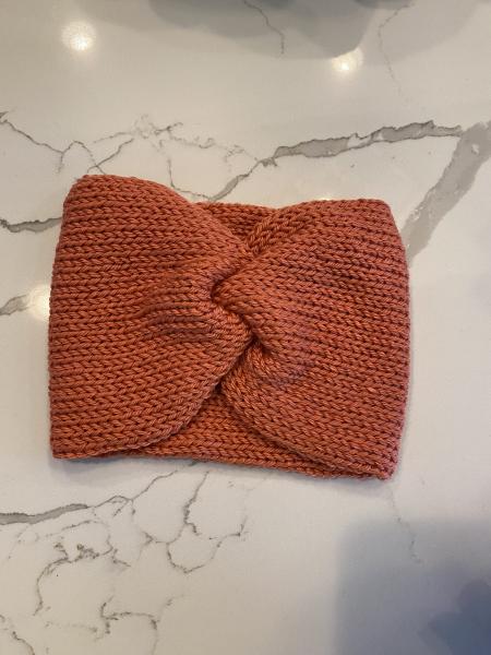 Brunt Orange Ear Warmers