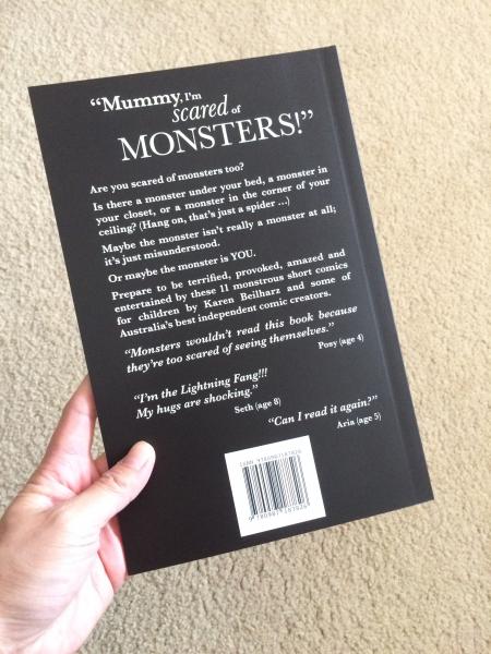 Monsters: An anthology of short comics for children + colouring book picture