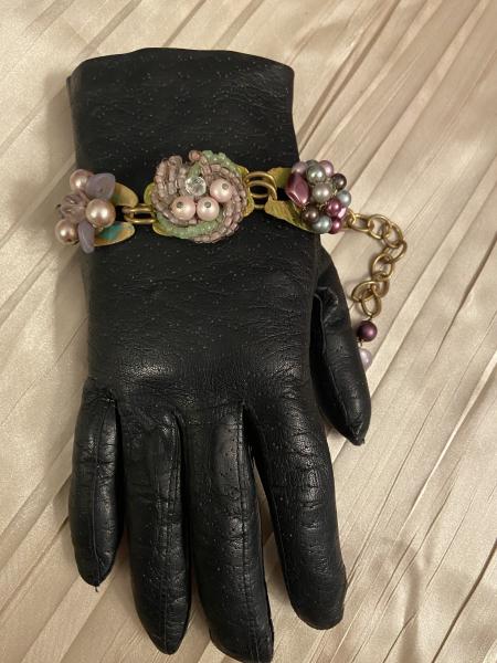 Vintage up cycled bracelet.