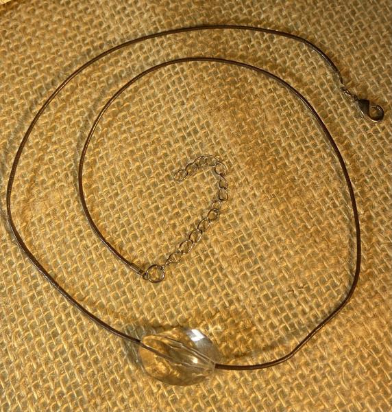 Champagne quartz necklace