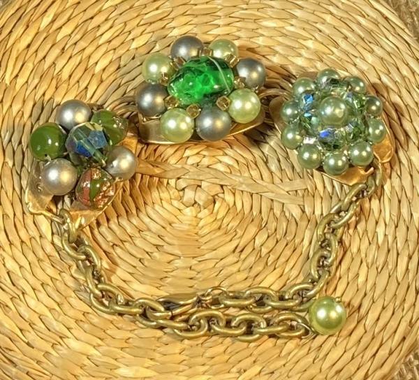 Vintage up cycled bracelet picture