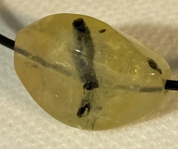 Rutilated lemon quartz necklace picture