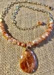 Sparkling Sunstone necklace