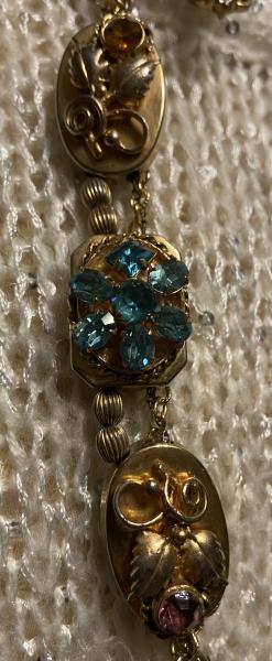 Amazing vintage up cycled Victorian necklace picture