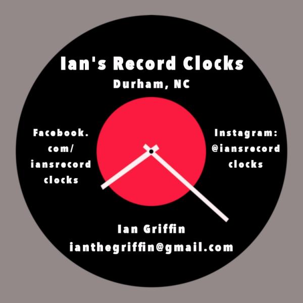 Record Clock - "B" Artists  - Huge selection! see Variations below for full list! picture