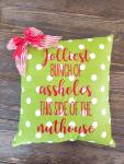 National Lampoons Christmas Vacation Embroidered Pillow