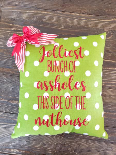 National Lampoons Christmas Vacation Embroidered Pillow