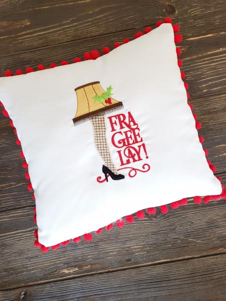 Frageelay Christmas Story Leg Lamp pillow picture