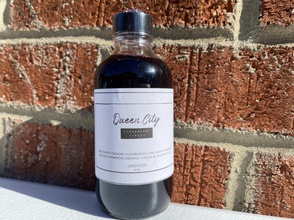 Organic Lavender Elderberry Syrup