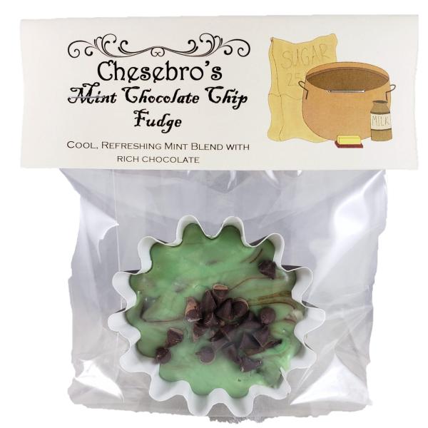 Mint Chocolate Chip Fudge 4 Pack with FREE SHIPPING picture