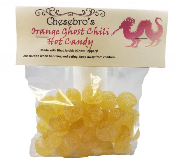 Orange Ghost Chili Spicy Hard Candy Drops 3 Pack with FREE SHIPPING picture