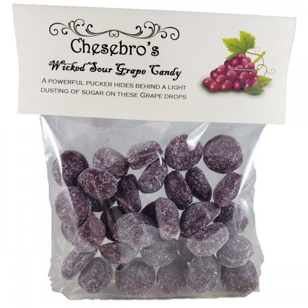 Sour Grape Hard Candy Drops 3 Pack with FREE SHIPPING picture