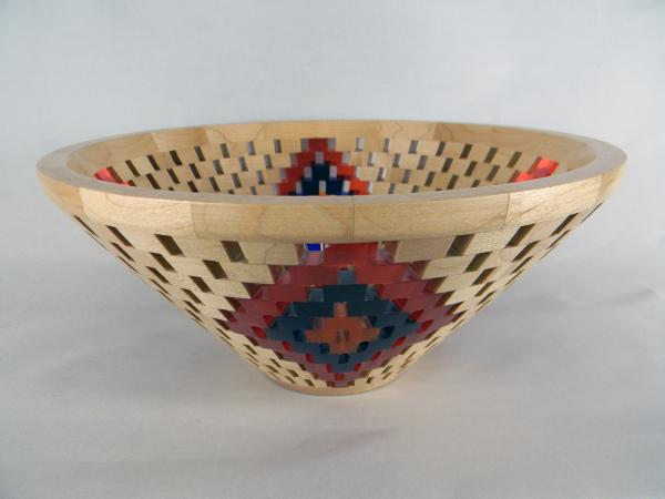 Wood and Resin Open Segment Bowl picture