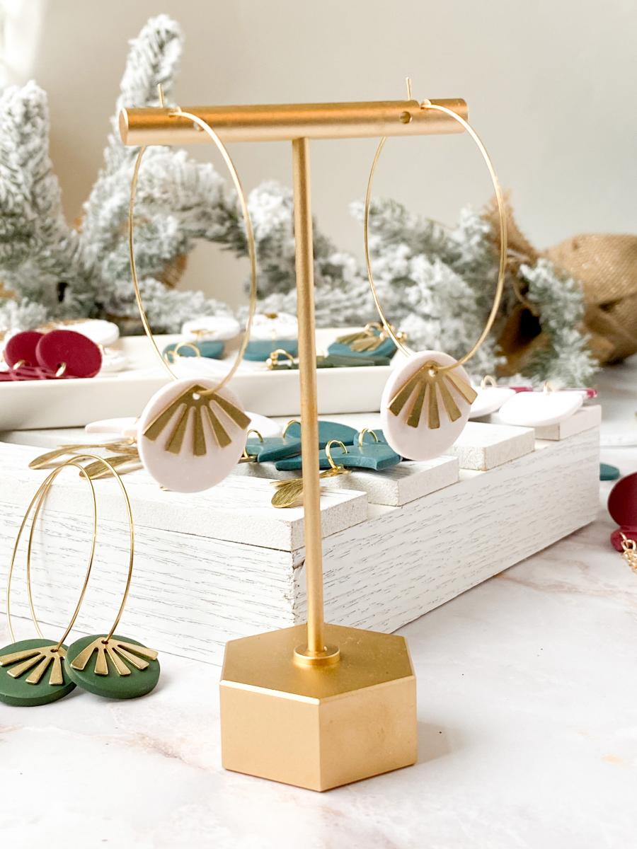 Brass Hoop Earrings picture