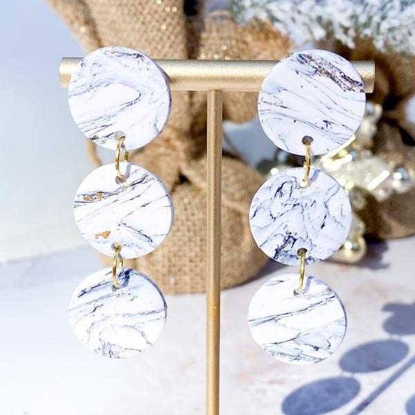 Marbled Circle Dangles picture