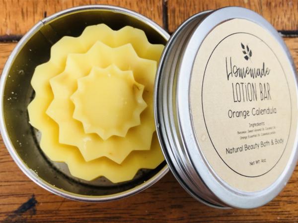 Orange Calendula Lotion Bar picture