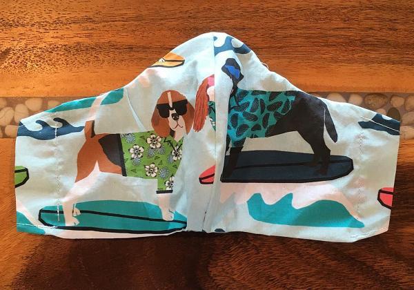 Surf Dog Face Mask