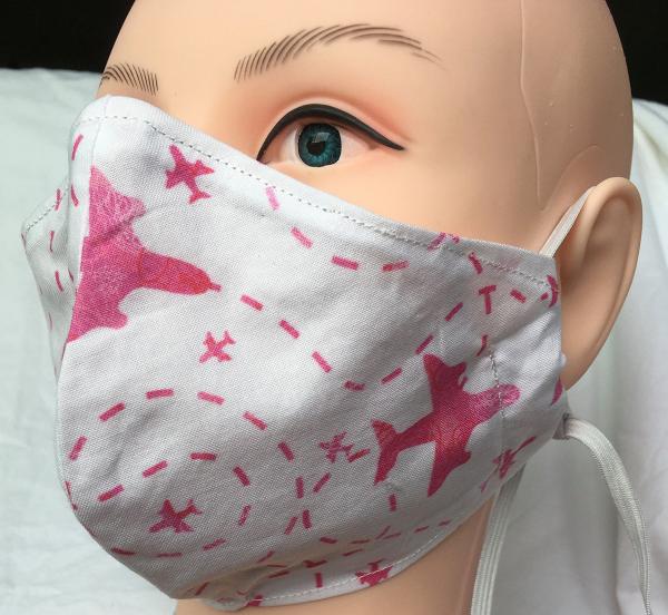 Pink Planes Face Mask