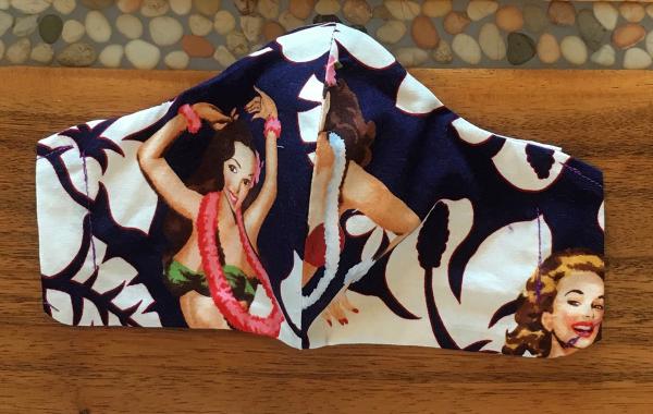 Retro Hula Girls Facemask