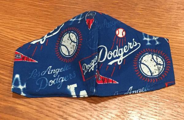 LA Dodgers Face Mask