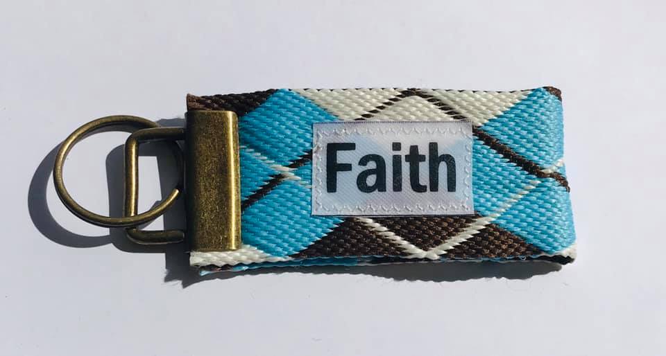 FAITH Mini One Word Key Fob