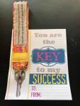 Teacher Key Chain with Thank You card