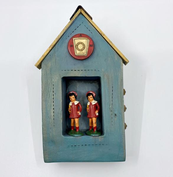 Marching Girls Ceramic Wall Piece