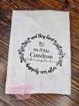 Mr. And Mrs. Custom Kitchen Towel