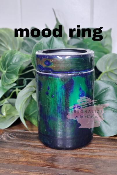 Mood Ring Can cooler with Glitter