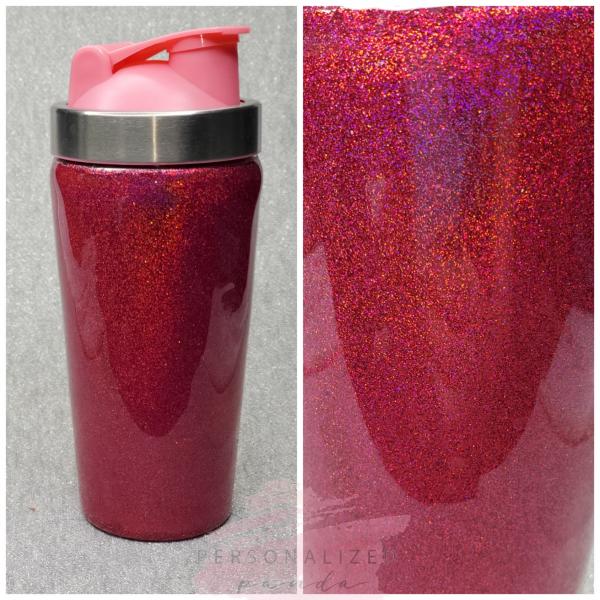 Holographic Pink Glitter Shaker