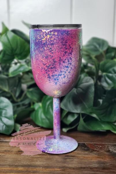 Glitter Stemmed Wine Tumbler picture