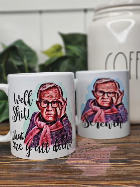 Well Shit/ Screwin Mug Set picture