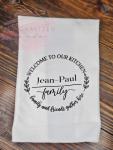 Family Name Kitchen Towel