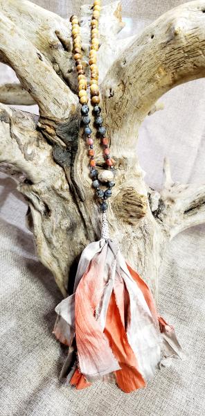 Sari Silk Tassel Necklaces picture