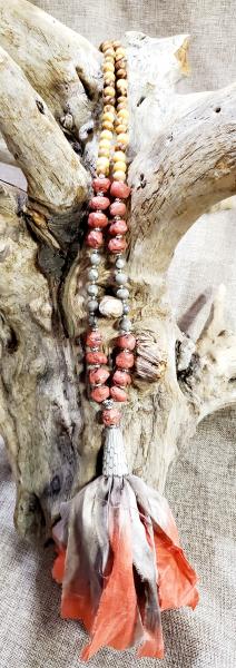 Sari Silk Tassel Necklaces picture